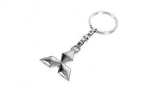 Mitsubishi Metalen sleutelhanger met Mitsubishi-logo foto 2