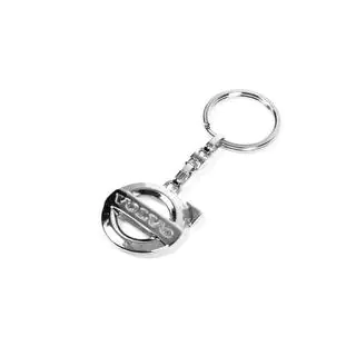 Metalen sleutelhanger met Volvo-logo foto 1