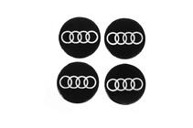 Audi Stickers voor naafdopjes 60 mm (4 stuks) foto 1