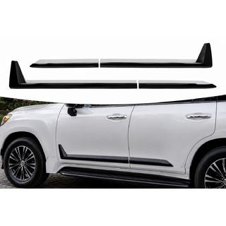 Zwarte deurlijsten F-Sport wit/zwart (set van 4, ABS)
