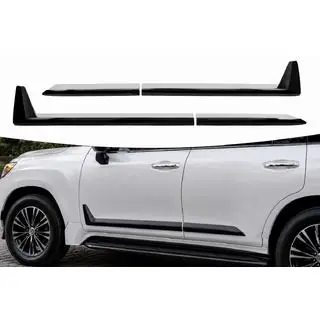 Zwarte deurlijsten F-Sport wit/zwart (set van 4, ABS)
