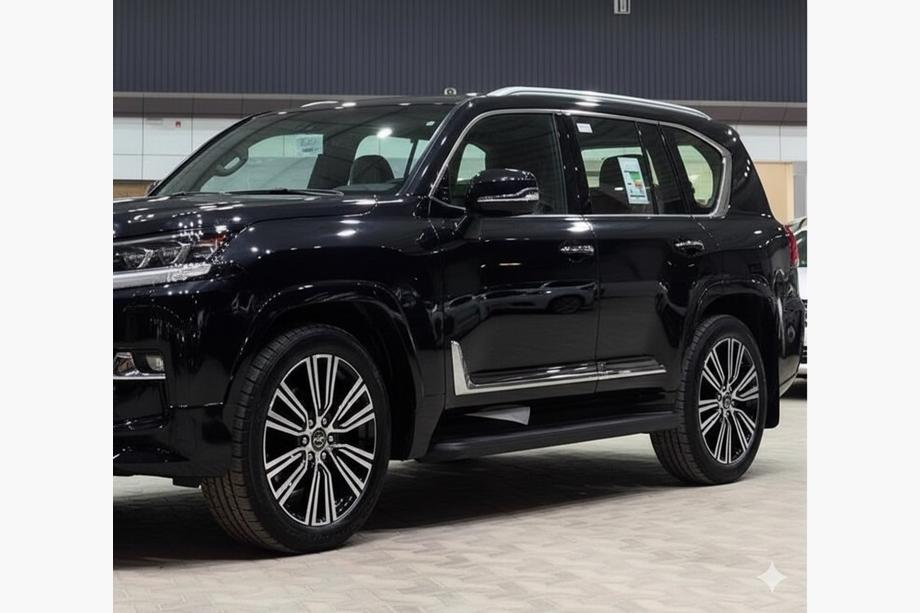 Lexus LX 500d/600 2022– Zwarte deurlijsten F-Sport wit/zwart (set van 4, ABS) Foto 4