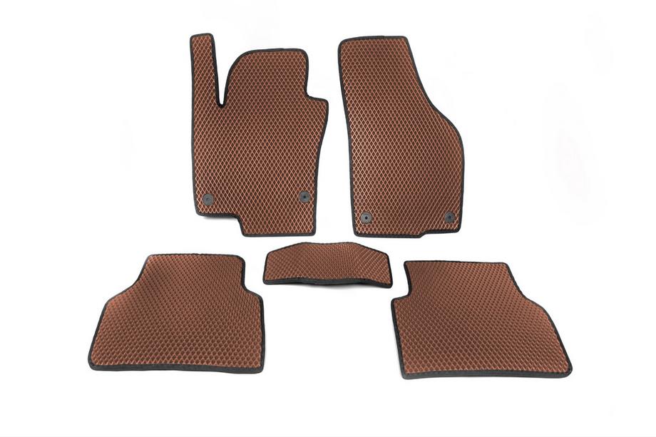 Volkswagen Tiguan 2007–2016 EVA automatten (bruin) Image
