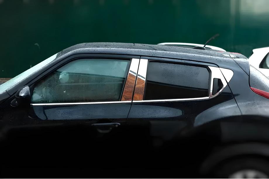 Nissan Juke 2010–2019 Omsa Line deurstijl sierlijsten (6 stuks, RVS) Image