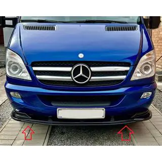 Frontlip spoiler 2006-2013 (ABS) Mercedes Sprinter W906 2006–2018 foto 2