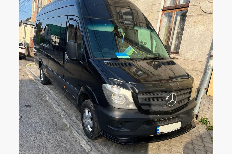 Mercedes Sprinter W906 2006–2018 Voorbumper lip spoiler 2013-2018 (ABS) Foto 5