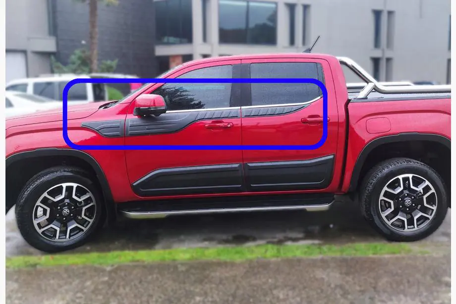 Volkswagen Amarok 2022– Bovenste deurlijsten (6 stuks, ABS) Image
