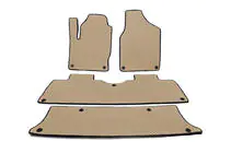 Volkswagen Sharan 1995–2010 EVA automatten (3 rijen, beige) foto 1