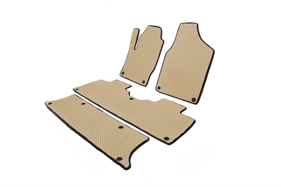 Ford Galaxy 1995–2006 EVA automatten (3 rijen, beige) Foto 2