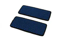 Citroen Jumper 2007–2025 Polyurethaan dorpelmatten (2 stuks, EVA, blauw) foto 2