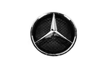 Mercedes GLC X253 2015–2022 Voorste embleem met behuizing (21 cm) foto 1