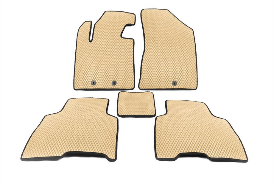 Kia Sorento II XM 2009–2014 Vloermatten 2012-2014 (EVA, Beige) Image