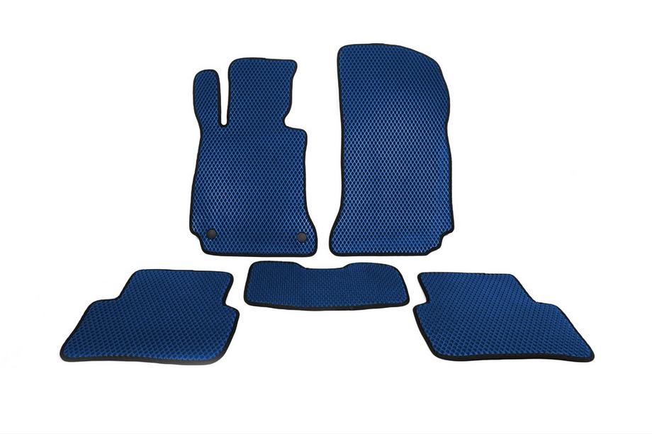 Mercedes C-klasse W204 2007–2015 EVA automatten (Blauw) Image