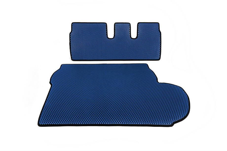 Mitsubishi Outlander 2006–2012 Kofferbakmat (EVA, blauw) 7-zits Met subwoofer Image