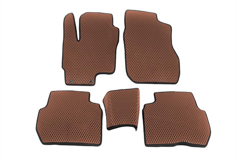 Mitsubishi Outlander 2012–2021 EVA automatten P-HEV (bruin) Image