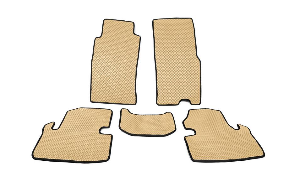 Nissan Patrol Y60 1988–1997 EVA automatten (Beige) Lang, 5-delig (voor en achter) Image