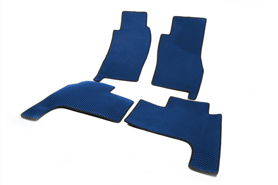 Nissan Patrol Y61 1997–2011 EVA automatten (Blauw) Lang, 4-delige set (voor- en achtermatten) Foto 2