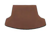 Nissan Qashqai 2007–2010 EVA kofferbakmat voor +2 (lang, bruin) foto 1