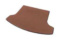 Nissan Qashqai 2007–2010 EVA kofferbakmat voor +2 (lang, bruin) foto 2