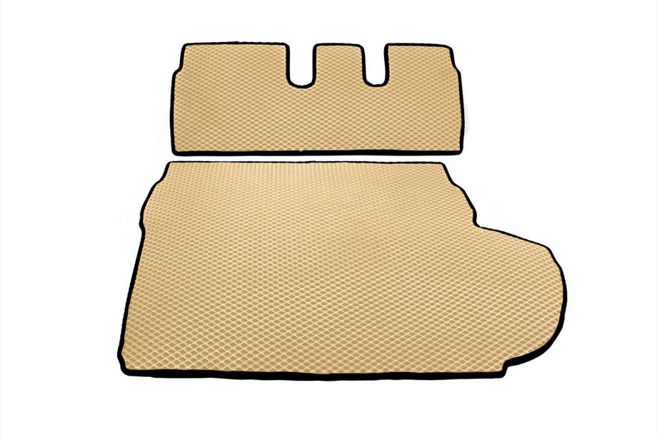 Peugeot 4007 2007–2013 Kofferbakmat (EVA, beige) 7-zits Zonder subwoofer Foto 2