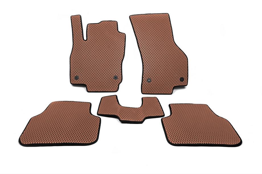Skoda Octavia III A7 2013–2019 EVA automatten (bruin) Image