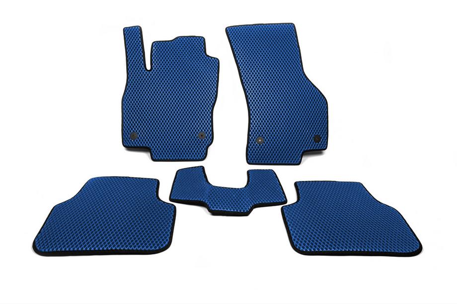 Skoda Octavia III A7 2013–2019 EVA automatten (Blauw) Image