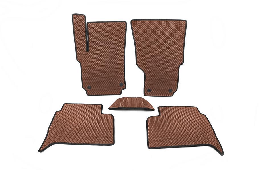 Volkswagen Amarok 2010–2022 EVA automatten (bruin) Image