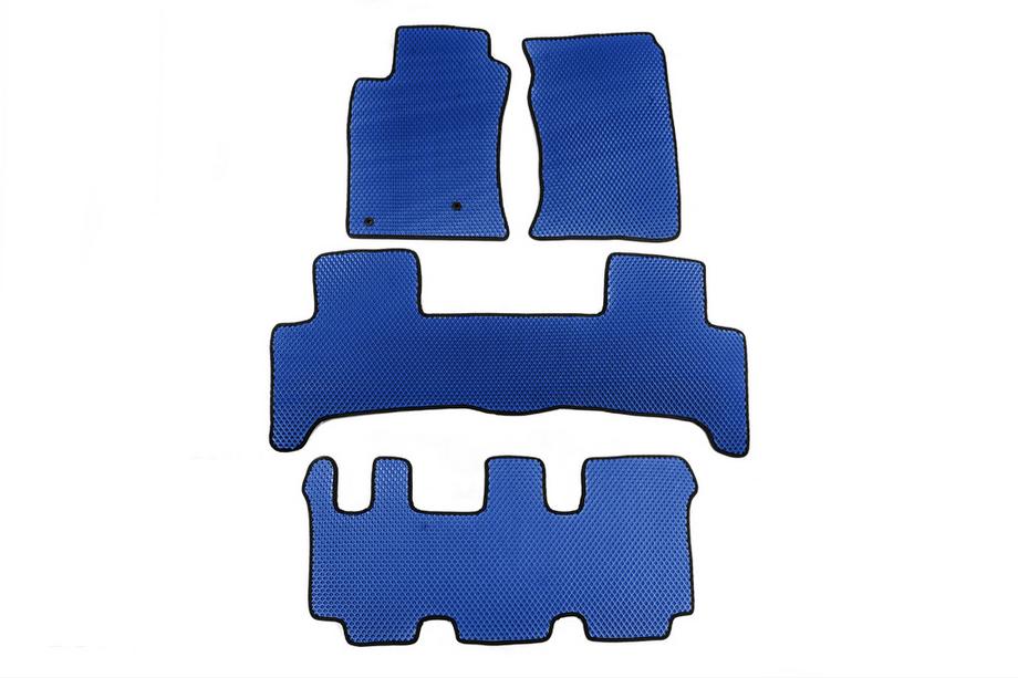 Lexus GX470 2002–2009 EVA automatten (3 rijen, blauw) Image