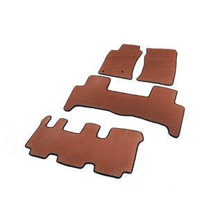 EVA automatten voor interieur (3 rijen, bruin) Toyota Land Cruiser Prado 120 2002–2009 foto 2