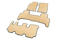Toyota Land Cruiser Prado 120 2002–2009 EVA automatten (3 rijen, beige) foto 2