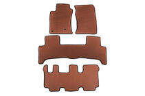 Lexus GX470 2002–2009 EVA automatten voor interieur (3 rijen, bruin) foto 1
