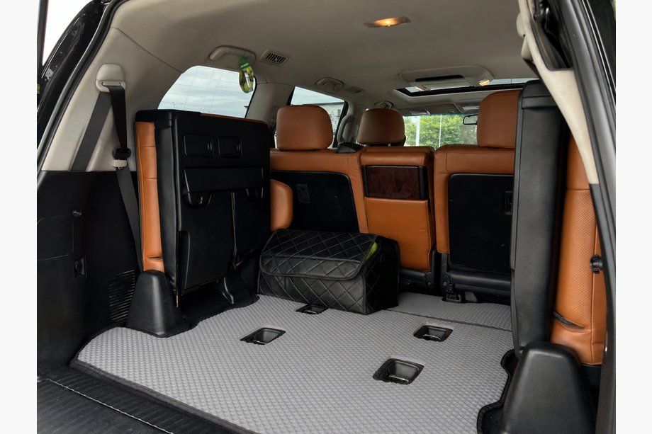 Lexus LX570/450d 2008–2022 Kofferbakmat 2 stuks (EVA, 7-zits, grijs) Image