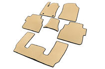 Toyota Sequoia 2007–2022 EVA automattenset, 3 rijen (beige) foto 2