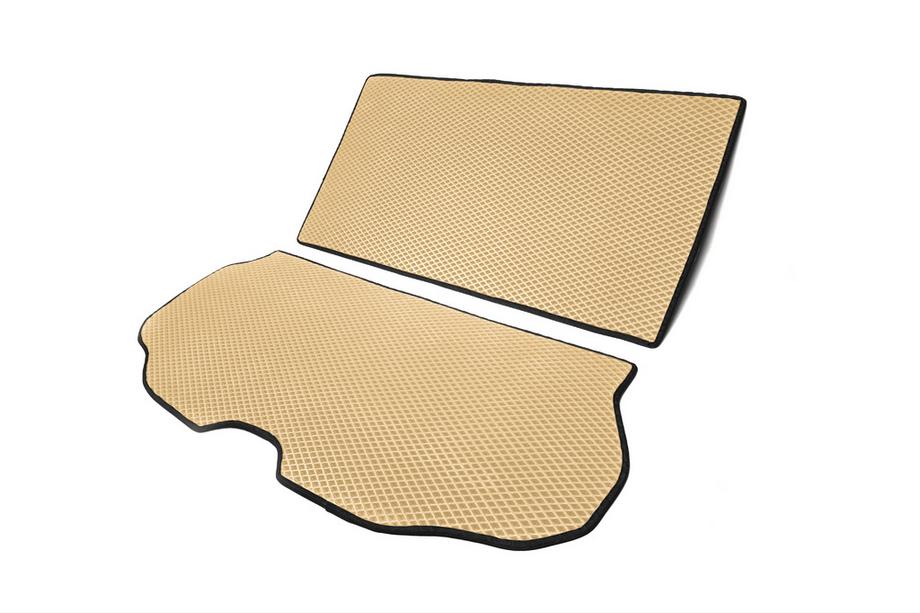 Volvo XC70 2007–2013 Kofferbakmat 2-delig (EVA, beige) Foto 2