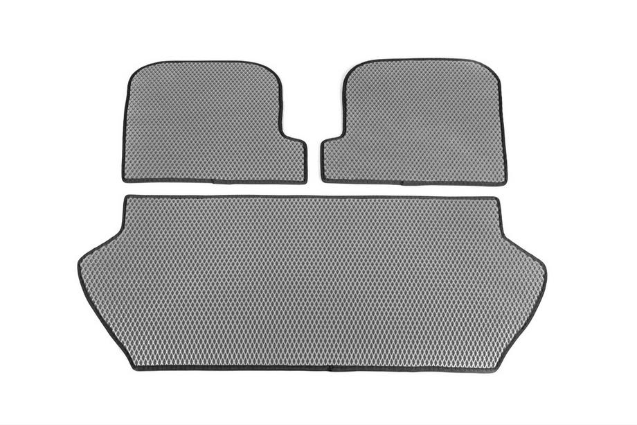 Volvo XC90 2002–2014 Kofferbakmat 3-delig (EVA, grijs) Image