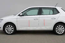 Skoda Fabia 2014–2021 Deurlijsten (4-delig, RVS) foto 1