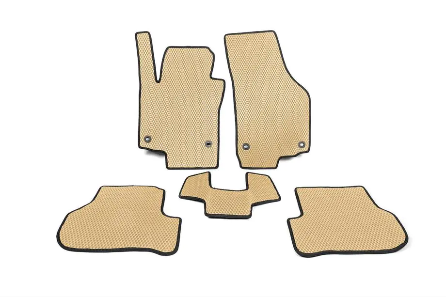 Volkswagen Golf 6 2008–2014 EVA automatten (Beige) Image