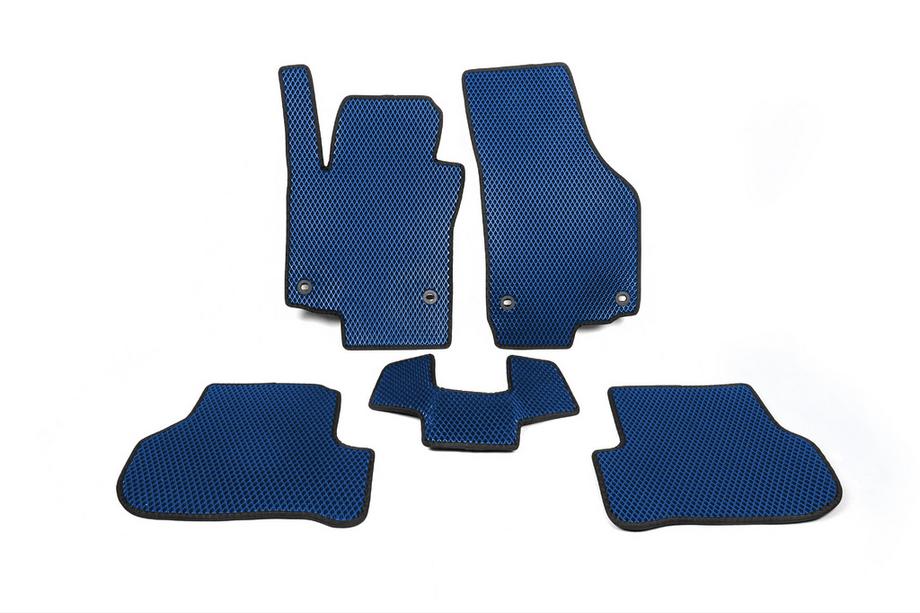 Volkswagen Golf 6 2008–2014 EVA automatten (Blauw) Image