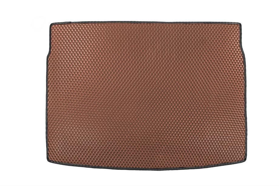 Volkswagen Golf 6 2008–2014 Kofferbakmat (HB, EVA, Bruin) Foto 1