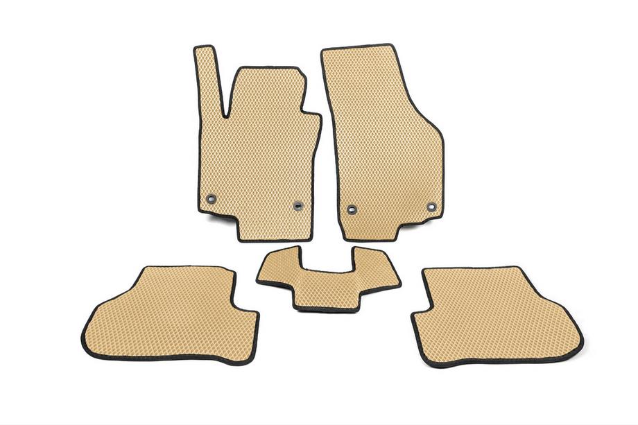 Volkswagen Jetta 2006–2011 EVA automatten (Beige) Image