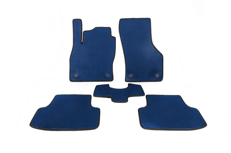 Volkswagen Golf 7/E-Golf 2012–2020 EVA automatten voor Golf 7 (Blauw) Image