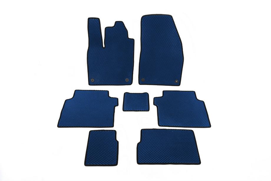 Volkswagen ID.6 2021– EVA automatten (Blauw) 3 rijen Image