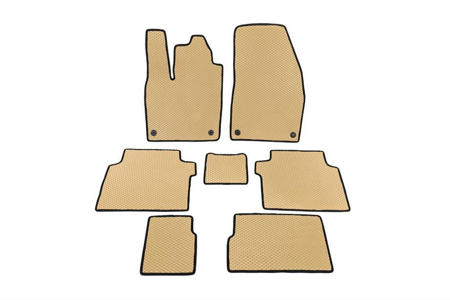 Volkswagen ID.6 2021– EVA automatten (Beige) 2 rijen Image