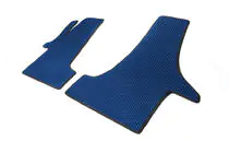Volkswagen T5 Caravelle 2004–2010 EVA automatten (Blauw, voor, 2+1) foto 2