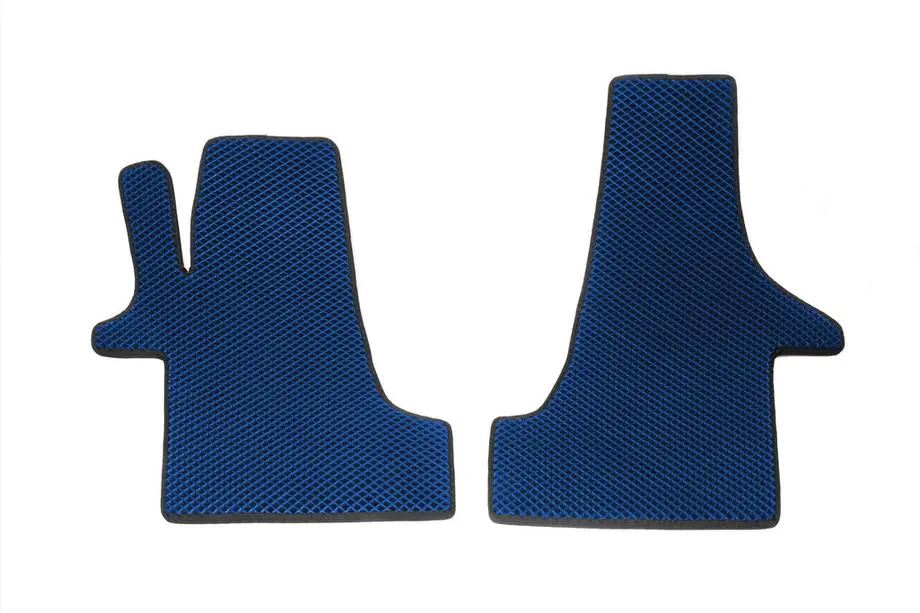 Volkswagen T5 Caravelle 2004–2010 EVA automatten (Blauw, voor, 2+1) Image