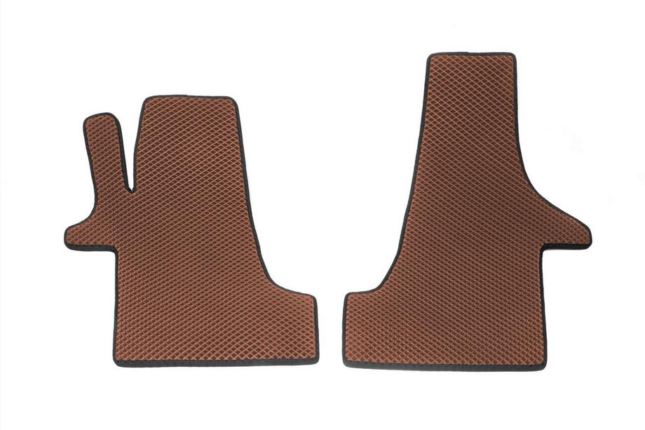 Volkswagen T5 2010–2015 EVA automatten (bruin, voor, voor 2+1) Image