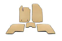 Renault Logan I 2008–2013 EVA automatten (Beige) foto 1