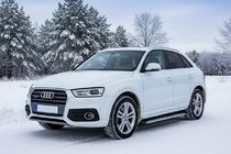 Audi Q3 2011–2019 Side steps Shining V1 (2 st., aluminium) foto 1