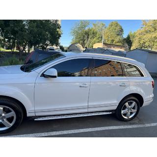 Side steps Shining V1 (2 st., aluminium) Audi Q7 2005–2015 foto 2