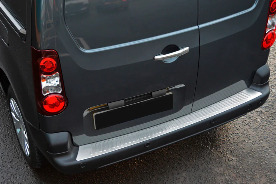 Peugeot Partner Tepee 2008–2018 OmsaLine RVS achterbumper beschermlijst Image
